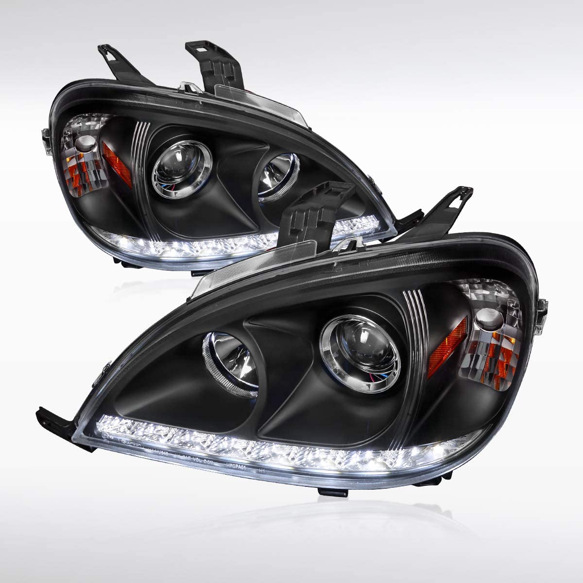 Faros delanteros LED (2 unidades) Mercedes Benz W163 ML320 ML430 ML55 AMG SMD COLOR WHITE TUS